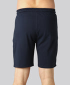 Bamboe shorts in marineblauw voor heren