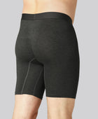 Bamboe onderbroek in antracietgrijs met extra lange pijpen voor mannen