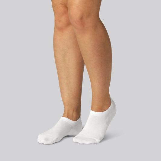 Bamboe sokjes in het wit voor dames