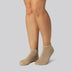 Bamboe enkelsokken in beige voor dames