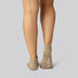 Bamboe enkelsokken in beige voor dames