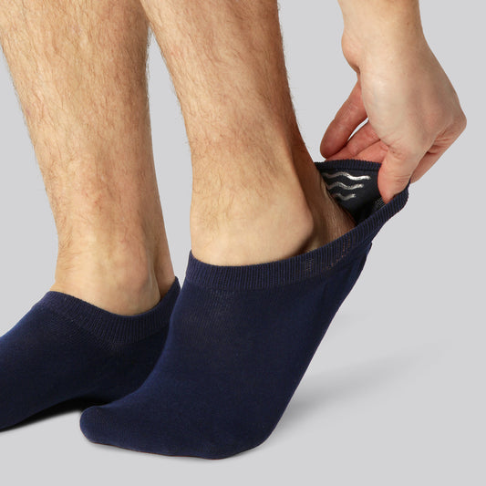 Bamboe sokjes in marineblauw voor heren