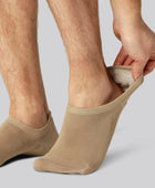 Bamboe sokjes in beige voor heren