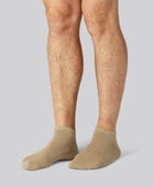 Bamboe enkelsokken in beige voor heren