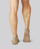 Bamboe enkelsokken in beige voor heren