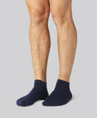 Bamboe enkelsokken in marineblauw voor heren
