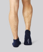 Bamboe enkelsokken in marineblauw voor heren
