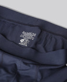 Bamboe slip in marineblauw met marineblauwe elastische band voor heren