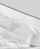 Bamboe onderbroek in wit met witte elastische band voor heren