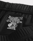 Zwarte bamboe shorts voor dames van Bambuni