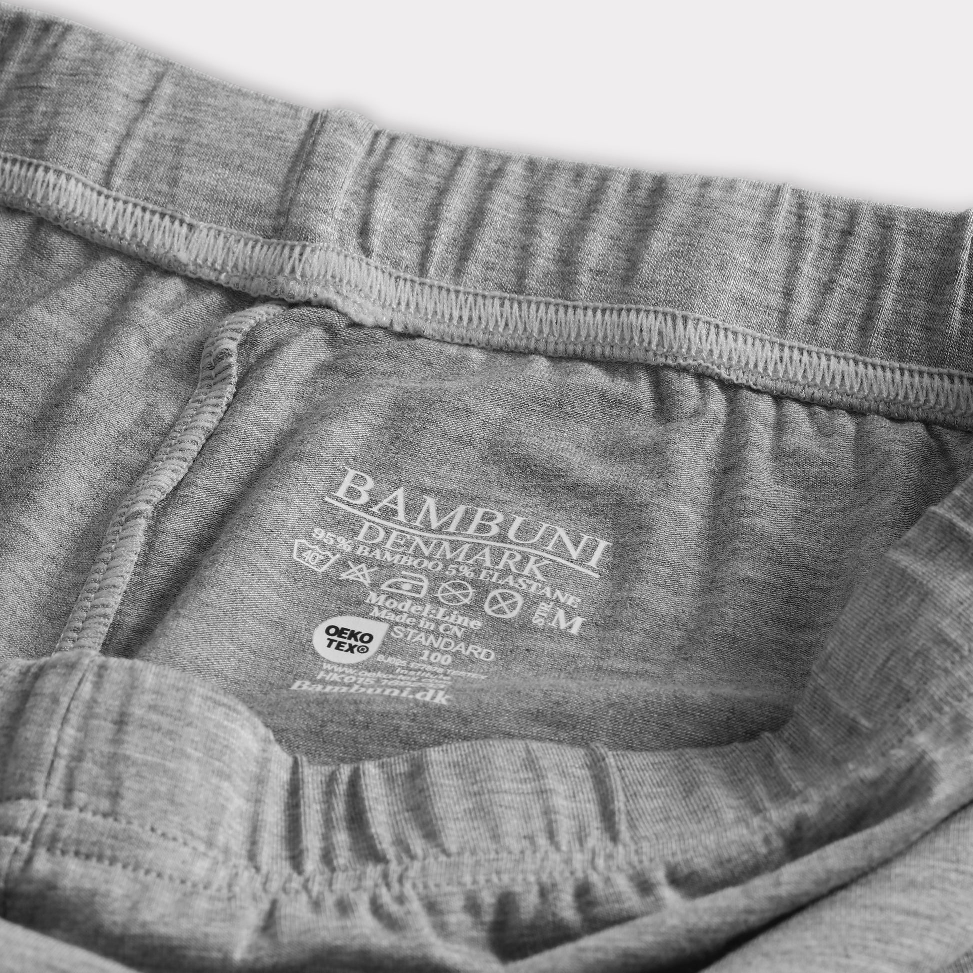 Bamboe binnenbroekje in lichtgrijs voor dames