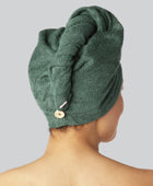 Bamboe haarturban in groen