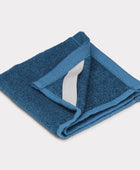 Bambuni washandje in petrolkleur 25x25