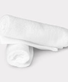 Bambuni washandje in wit 25x25